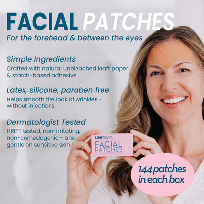 LIMETOW® Forehead & Between the Eyes Facial Patches