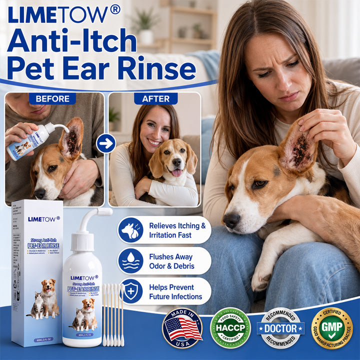 LIMETOW® Anti-Itch Pet Ear Rinse