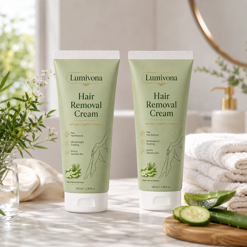 LIMETOW® Natural Gentle Hair Removal Cream | For Women & Men, Sensitive Skin