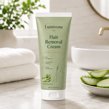 LIMETOW® Natural Gentle Hair Removal Cream | For Women & Men, Sensitive Skin