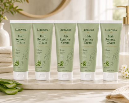 LIMETOW® Natural Gentle Hair Removal Cream | For Women & Men, Sensitive Skin