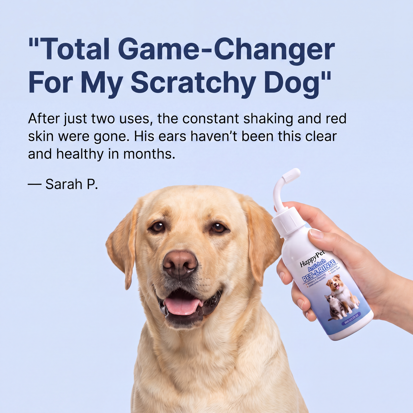 LIMETOW® Anti-Itch Pet Ear Rinse