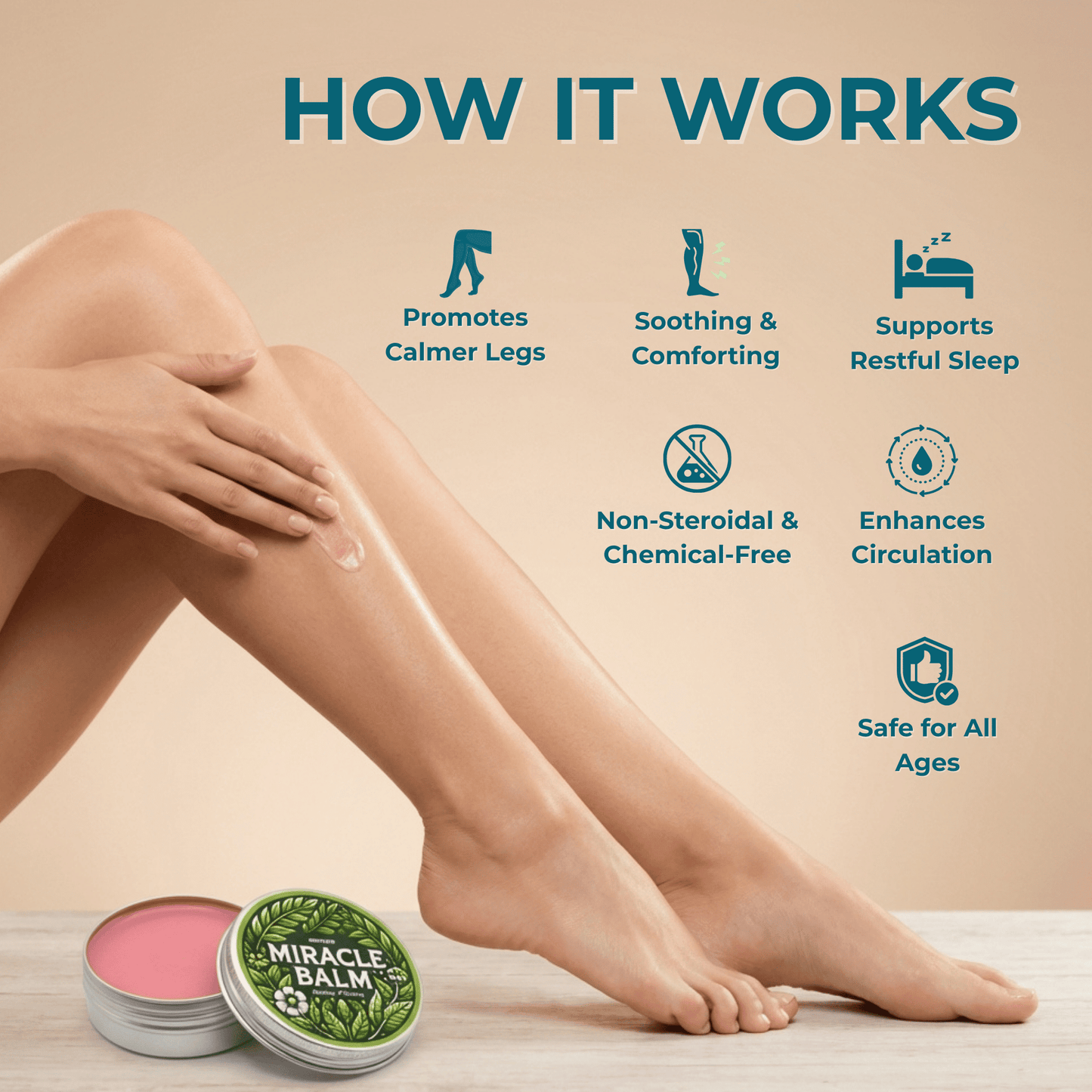 LIMETOW® Miracle Balm Restless Legs Formula